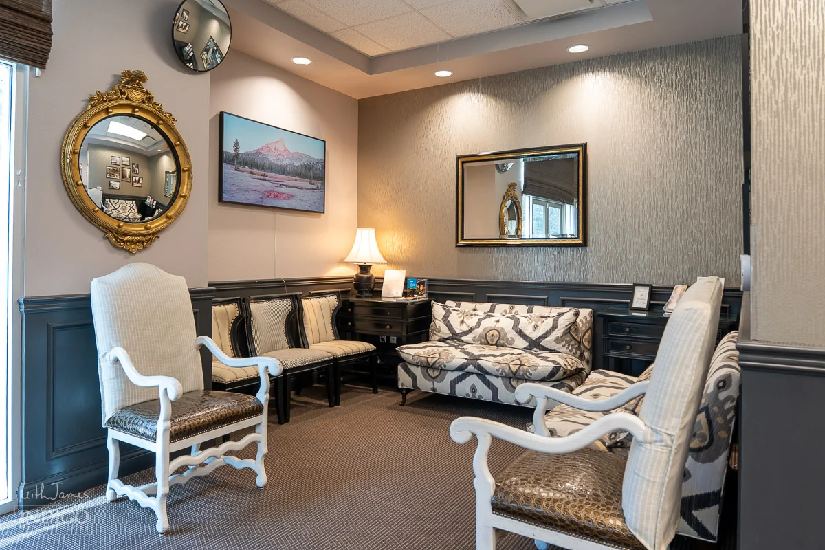 Dentist's office waiting room.