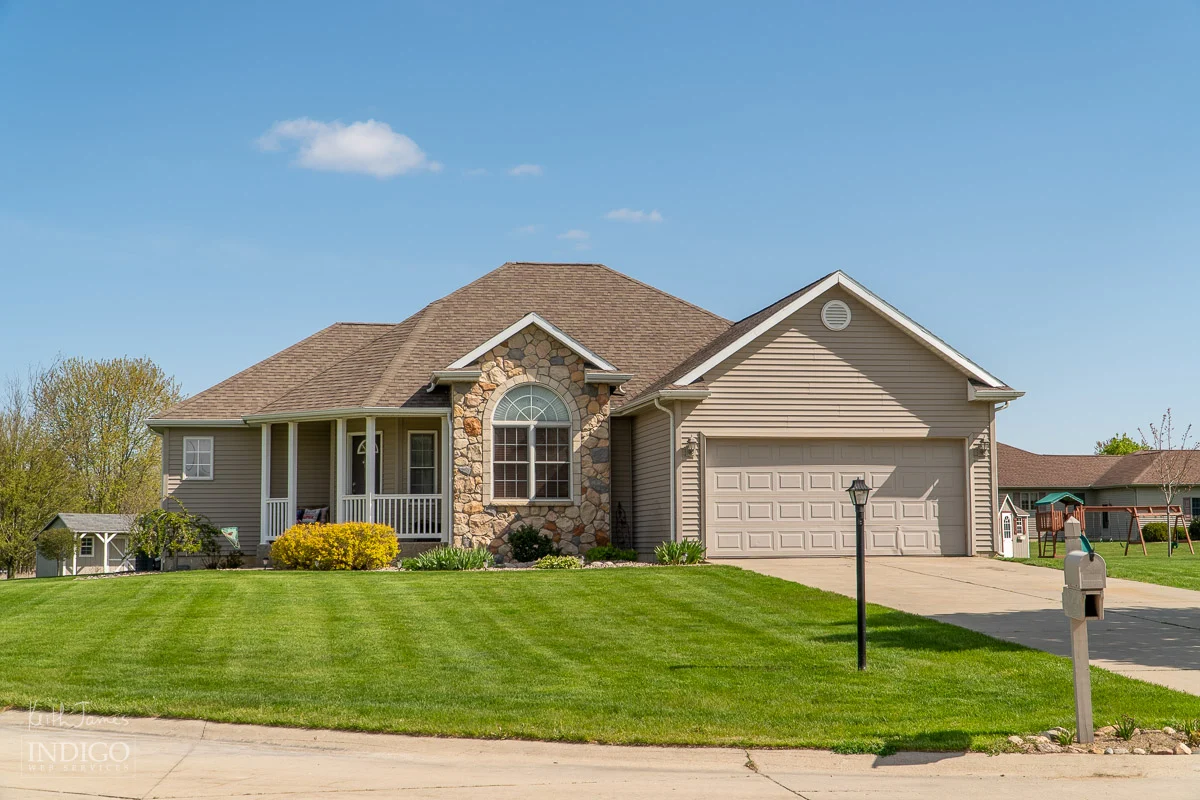 Real estate photo of the exterior of a home.