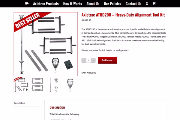 Axeltrac Wheel Alignment Tool